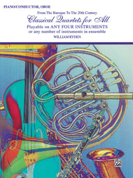 cover CLASSICAL QUARTETS FOR ALL PIANO/OB cover